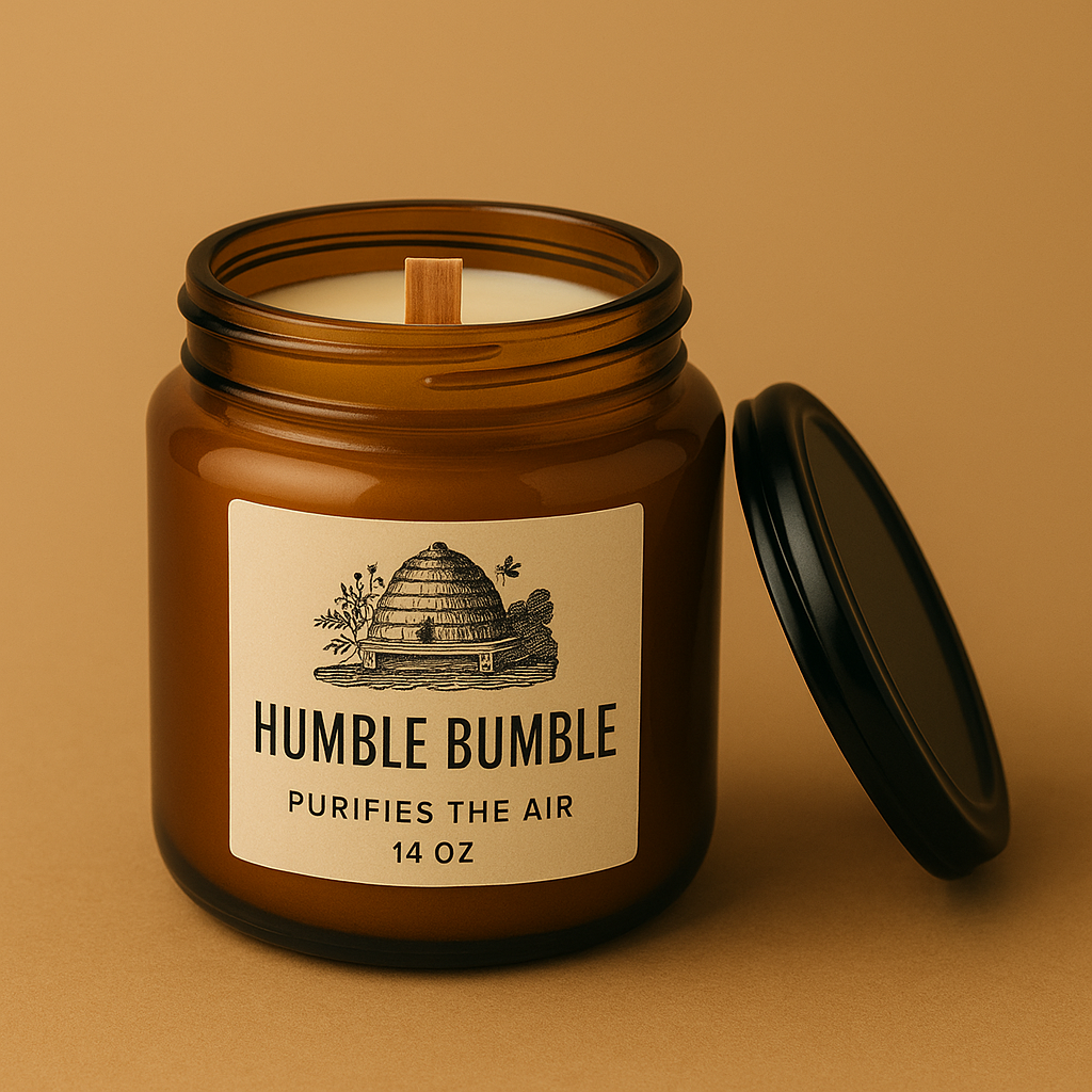 Unscented Beeswax Candle